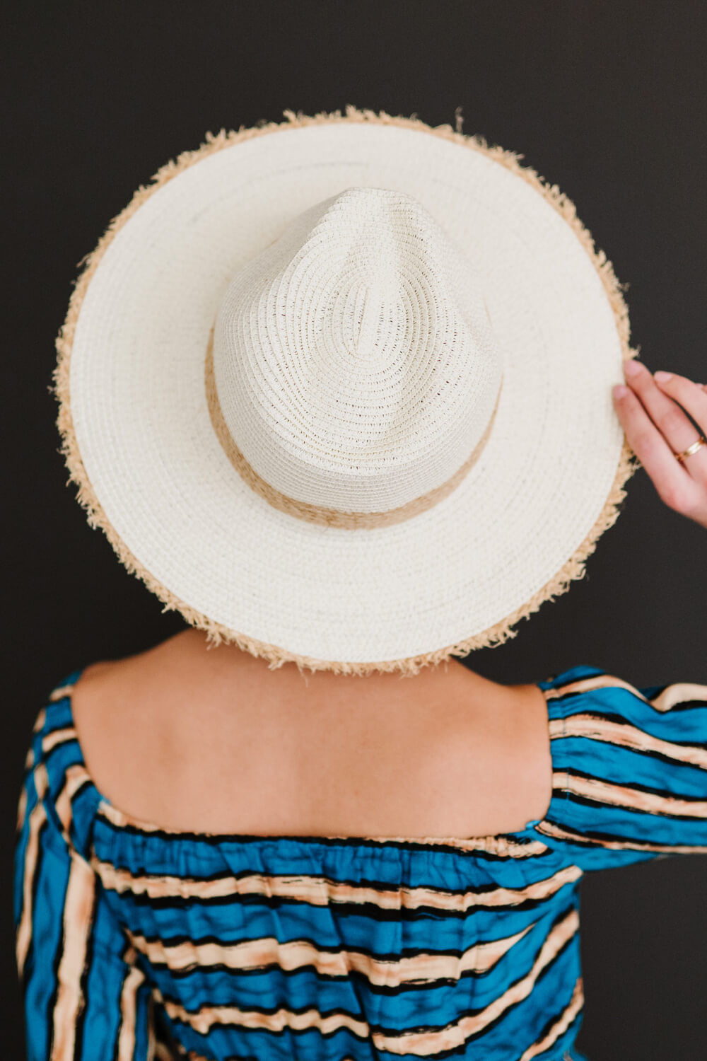 Justin Taylor Craving Sunshine Straw Hat - Ivory / One Size