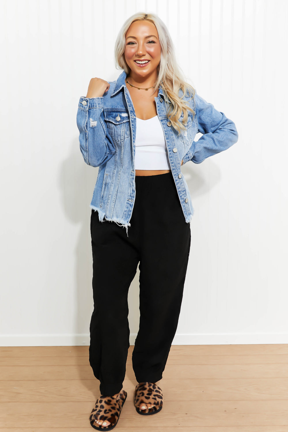 Zenana School Night Corduroy Loose Fit Pants -