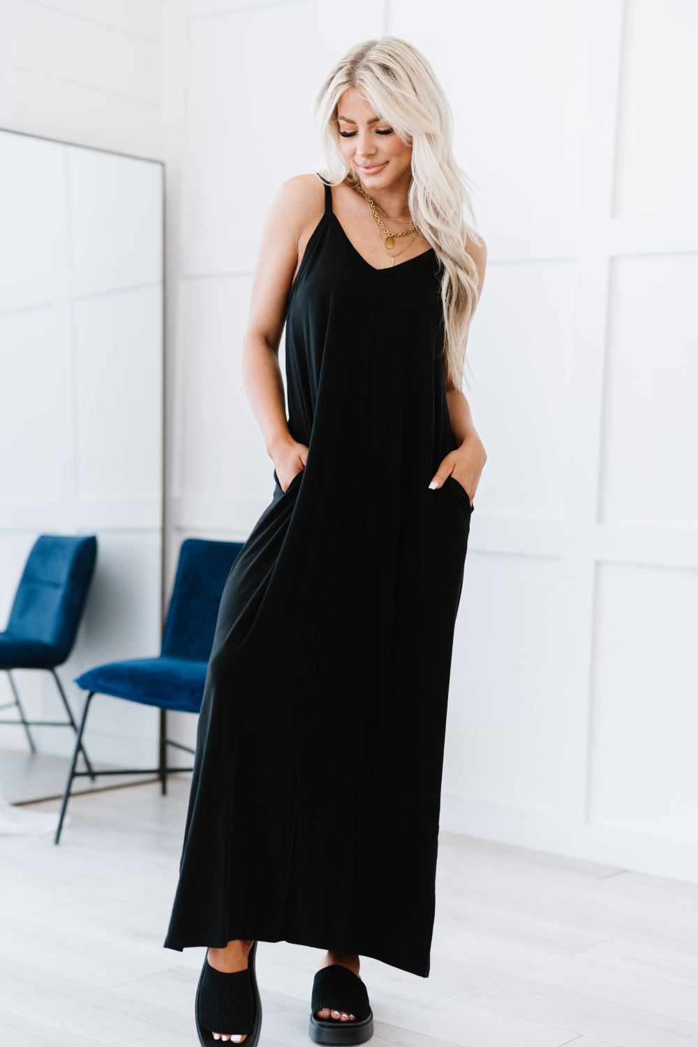 Zenana Beach Vibes Cami Maxi Dress -