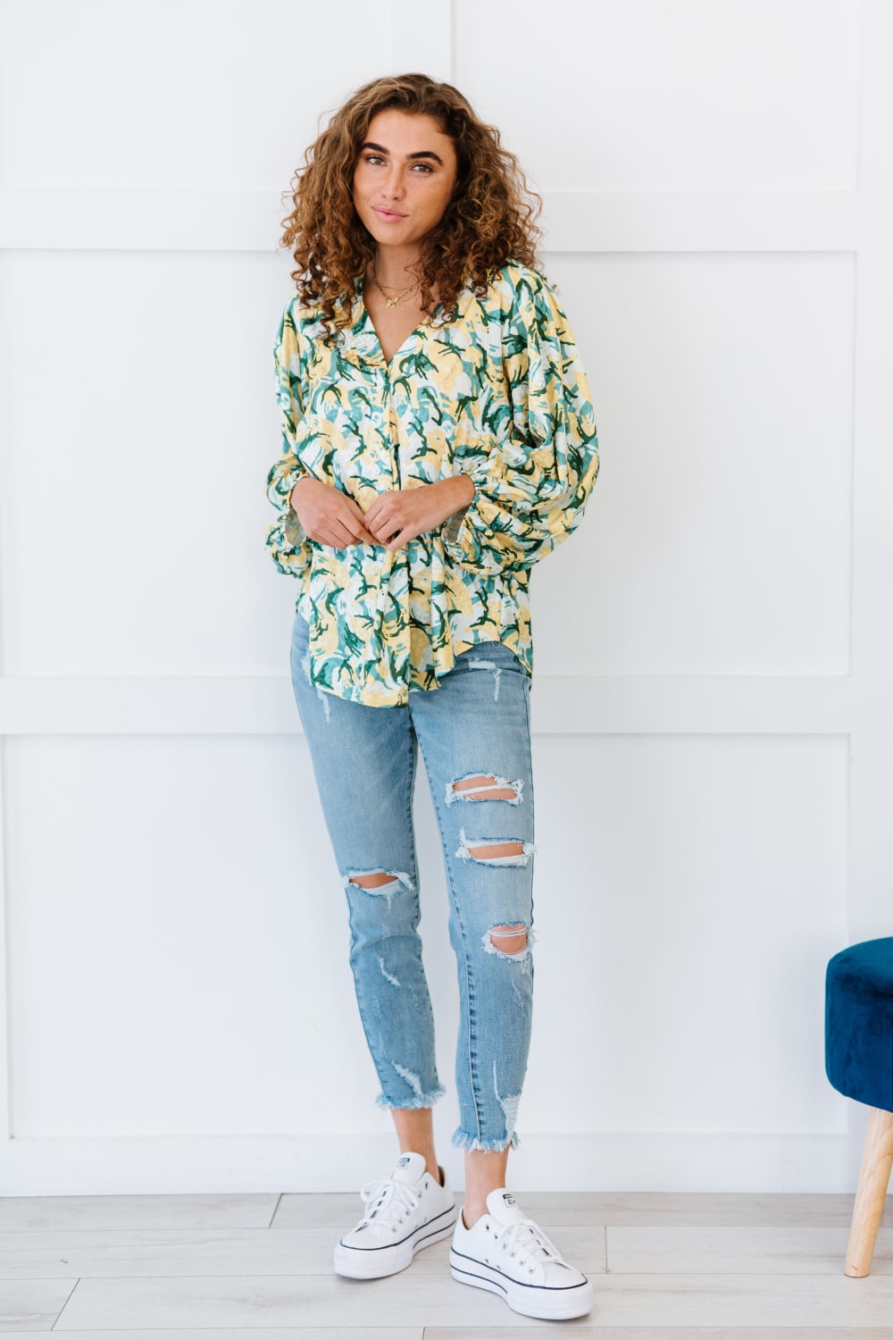 Jodifl All Day Long Printed Blouse -