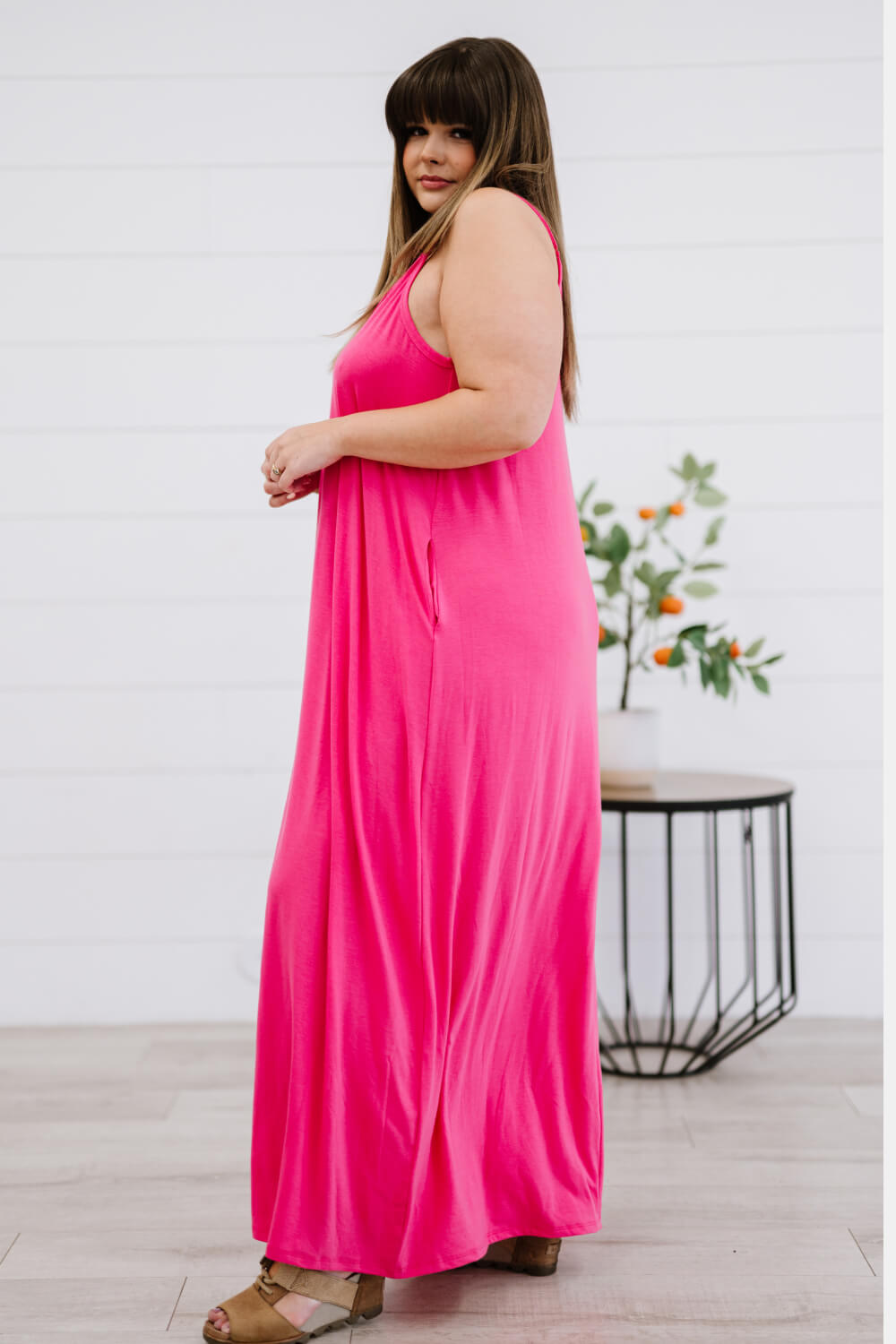 Zenana Beach Vibes Cami Maxi Dress -