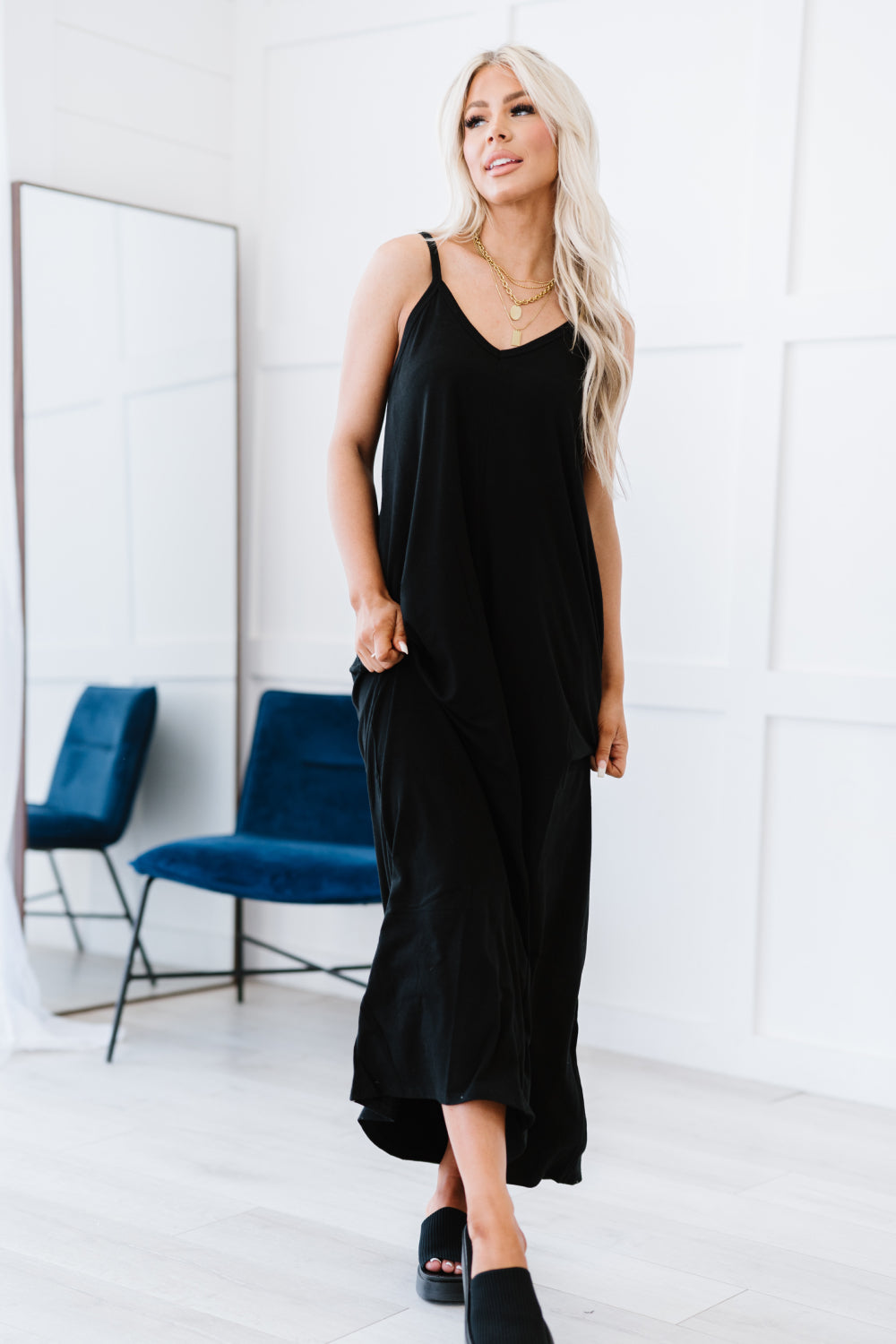 Zenana Beach Vibes Cami Maxi Dress -
