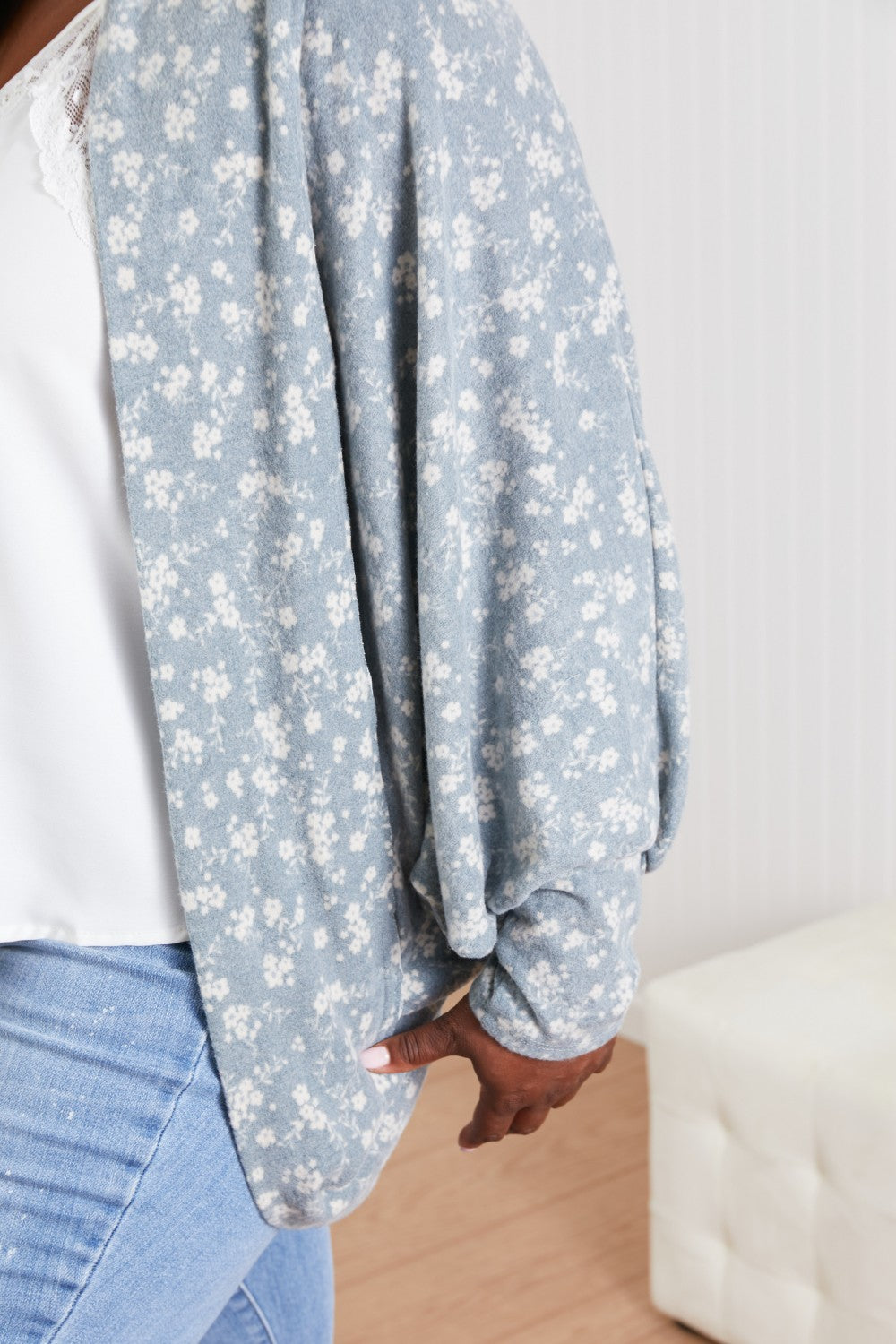 GeeGee Biggest Flirt Floral Print Cardigan -