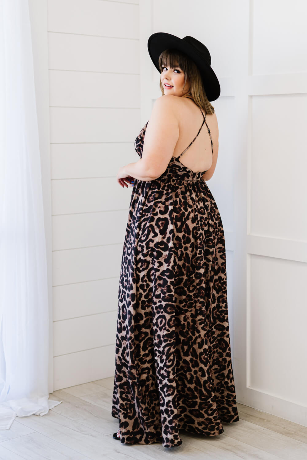 Sweet Generis Never Stop Leopard Maxi Dress -