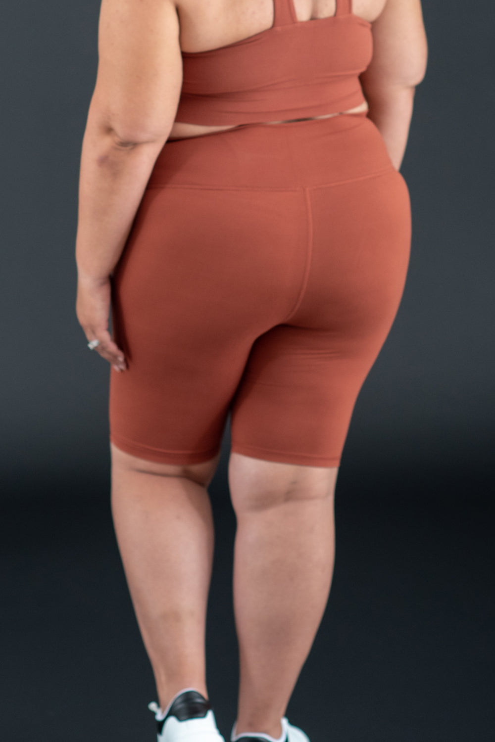 Rae Mode Get Set Crisscross Biker Shorts -