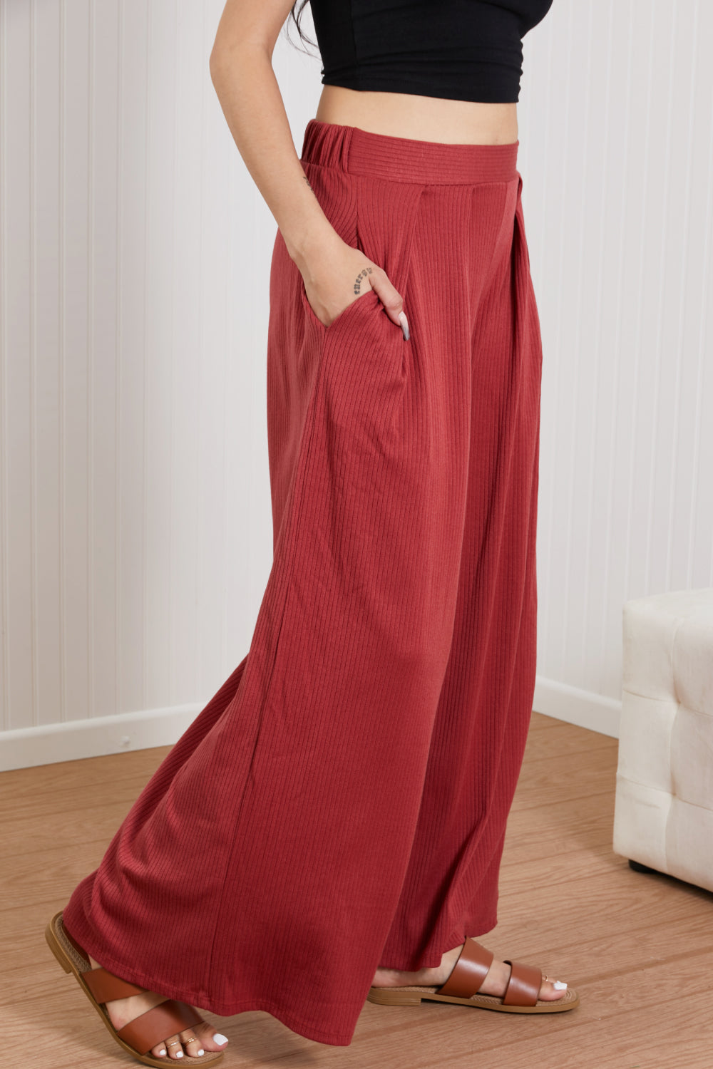 Jade By Jane Lookin' Chic Wide Leg Pants -