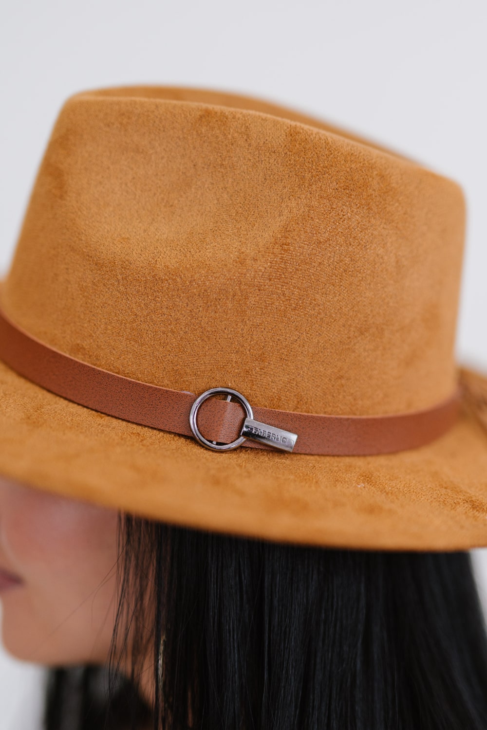 Fame Perfect Day Faux Suede Fedora -