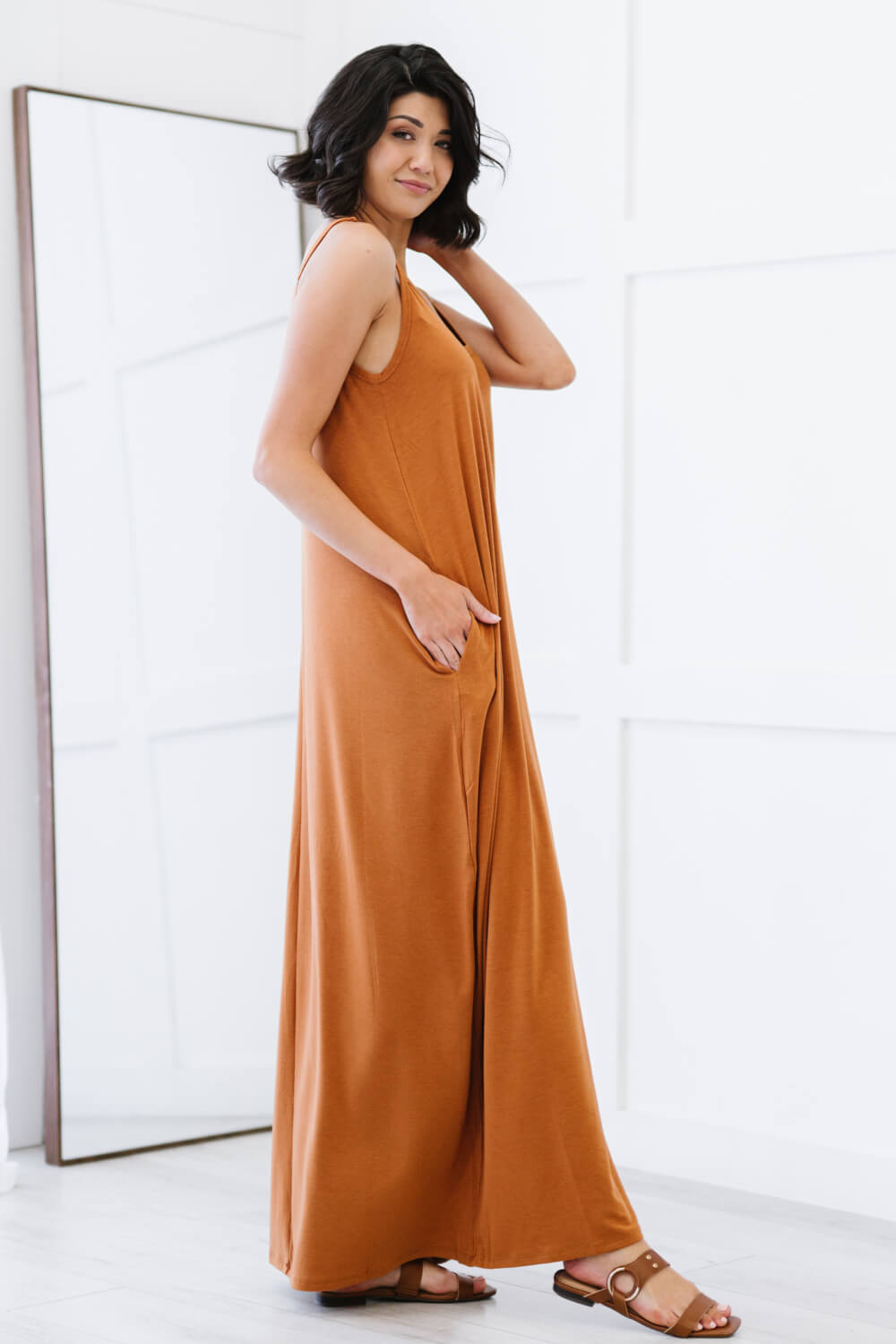 Zenana Beach Vibes Cami Maxi Dress -