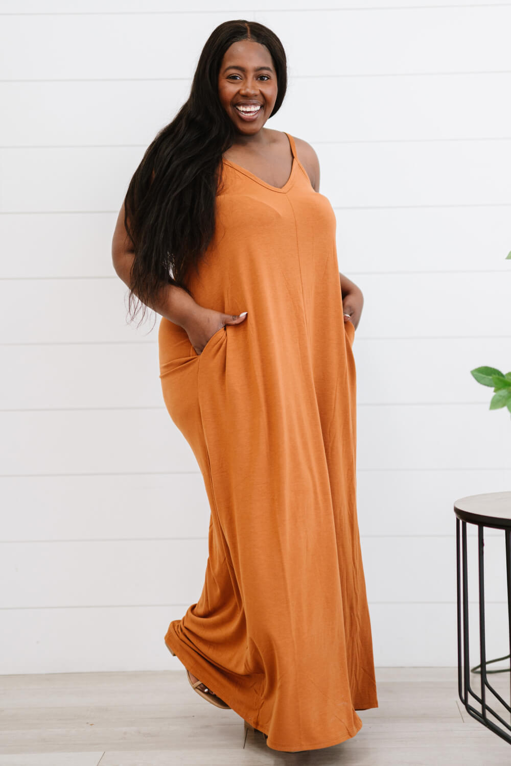 Zenana Beach Vibes Cami Maxi Dress -