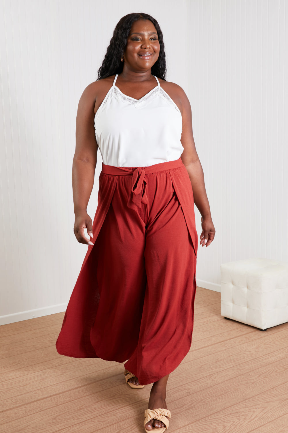 GeeGee Suddenly I See Airflow Tulip Wide Leg Pants -