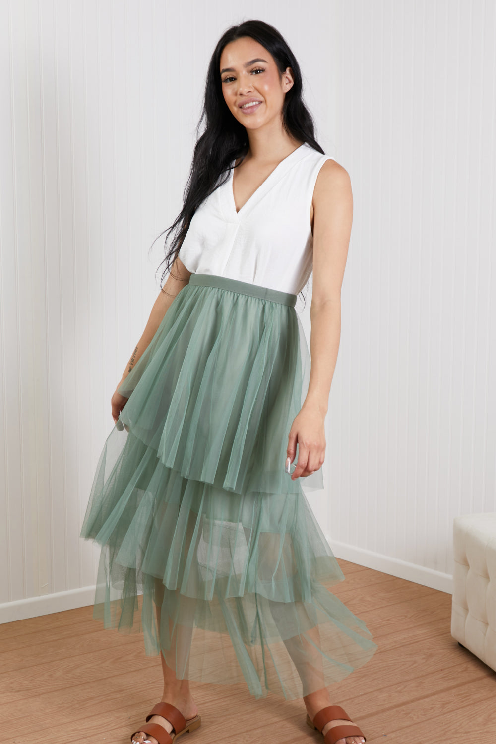 Ninexis Ruffles and Romance Tiered Tulle Skirt -
