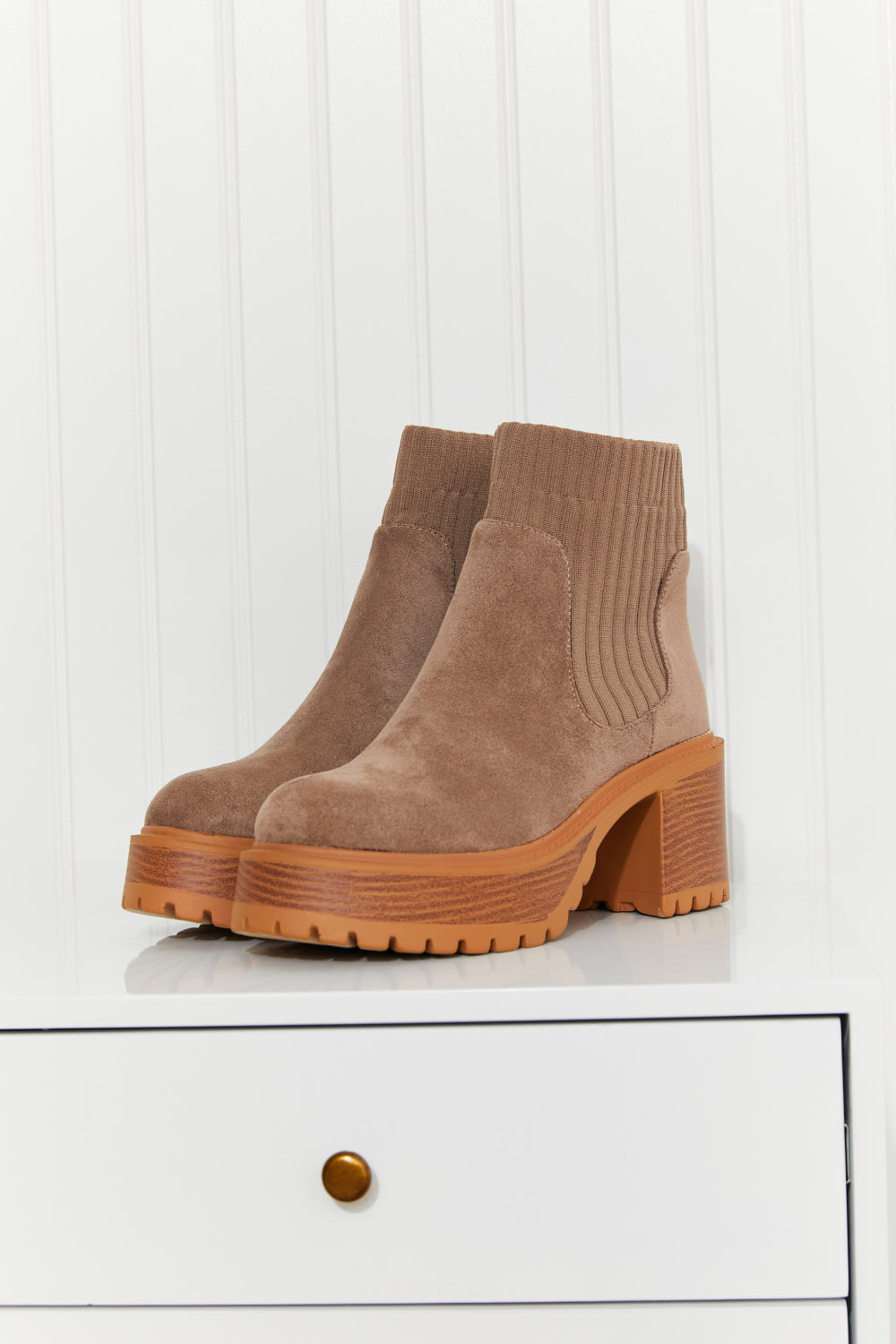 WeeBoo Strive For More Chunky Sole Sock Booties -