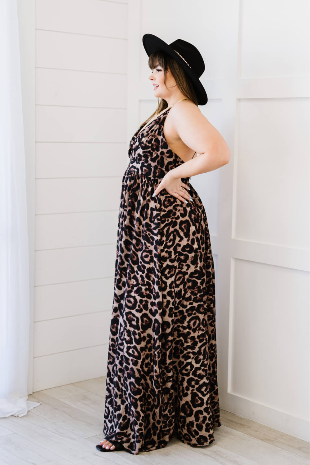 Sweet Generis Never Stop Leopard Maxi Dress -