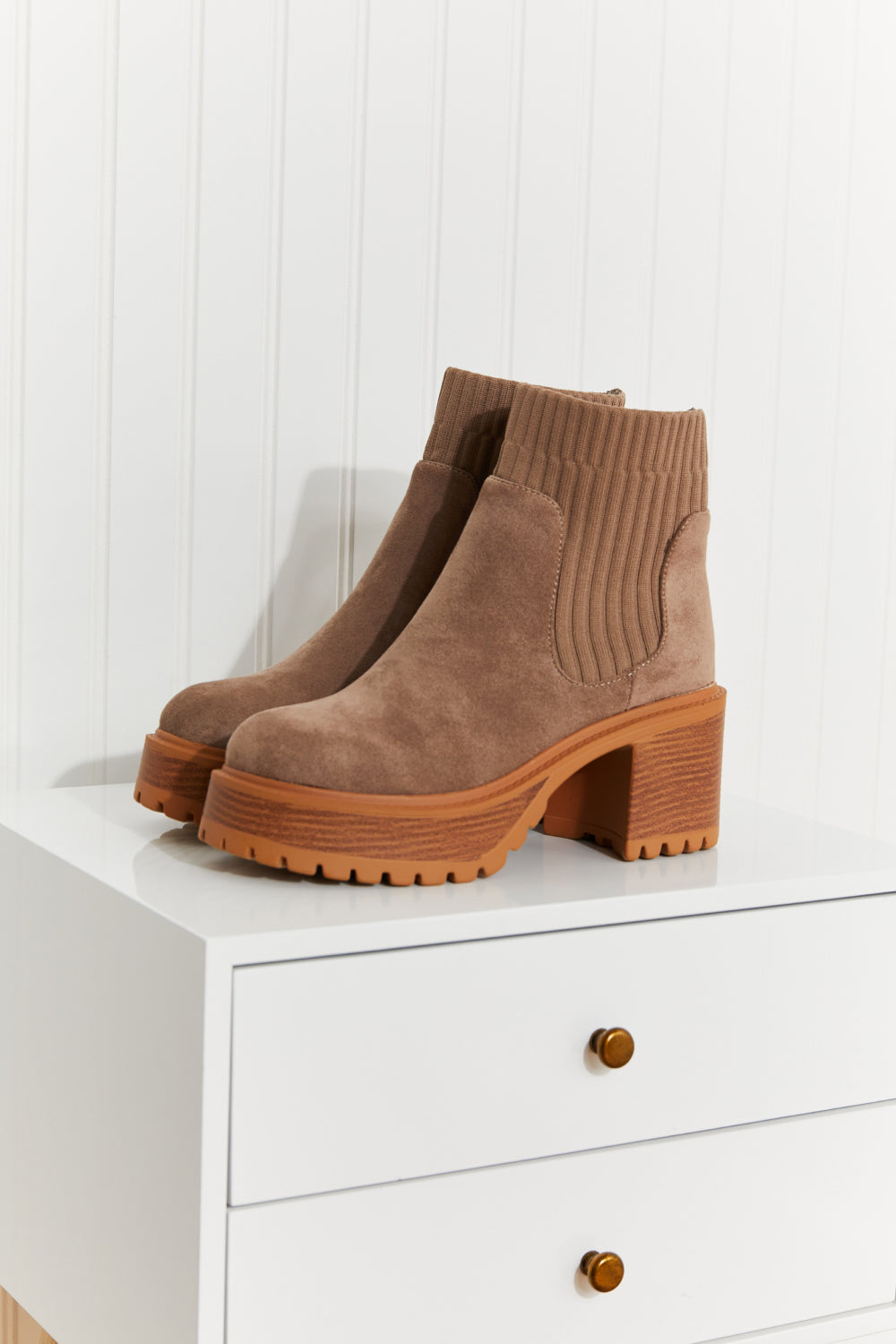 WeeBoo Strive For More Chunky Sole Sock Booties -