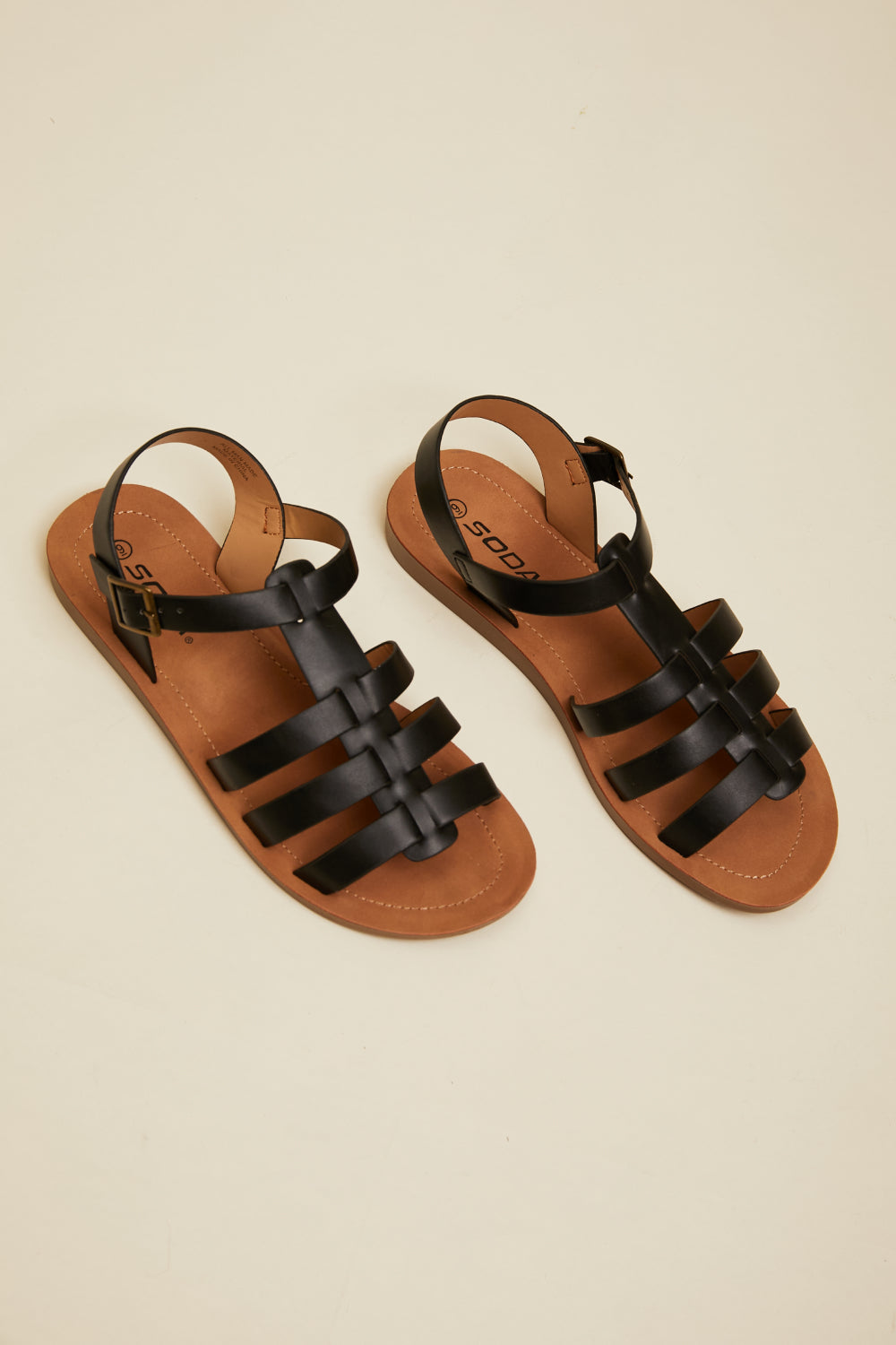 SODA Stand By Me Gladiator Sandals -