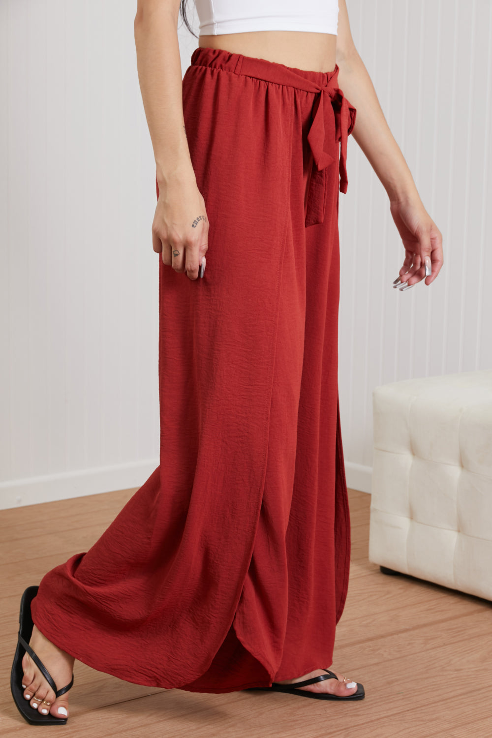 GeeGee Suddenly I See Airflow Tulip Wide Leg Pants -