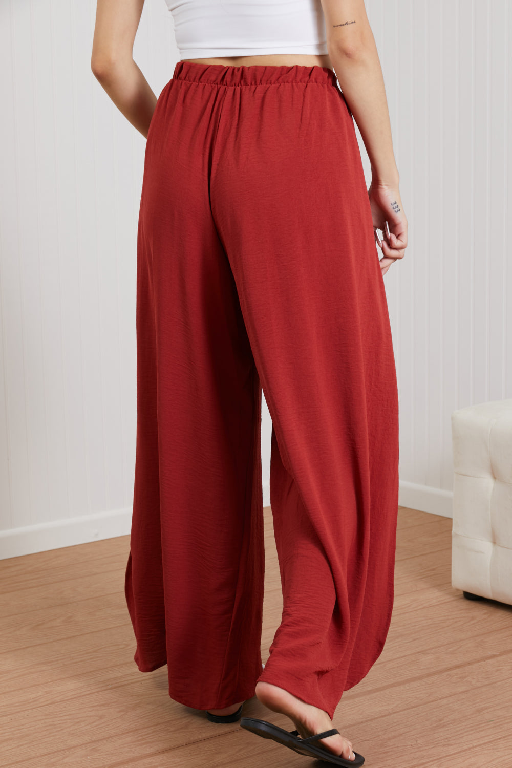 GeeGee Suddenly I See Airflow Tulip Wide Leg Pants -