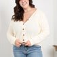 Heimish Full Size Button Front Ribbed Cardigan -
