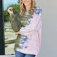 Sew In Love Full Size Tie-Dye Seam Detail Sweatshirt -