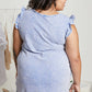 Sew In Love Cascade Springs Full Size Acid Wash Dress in Denim -