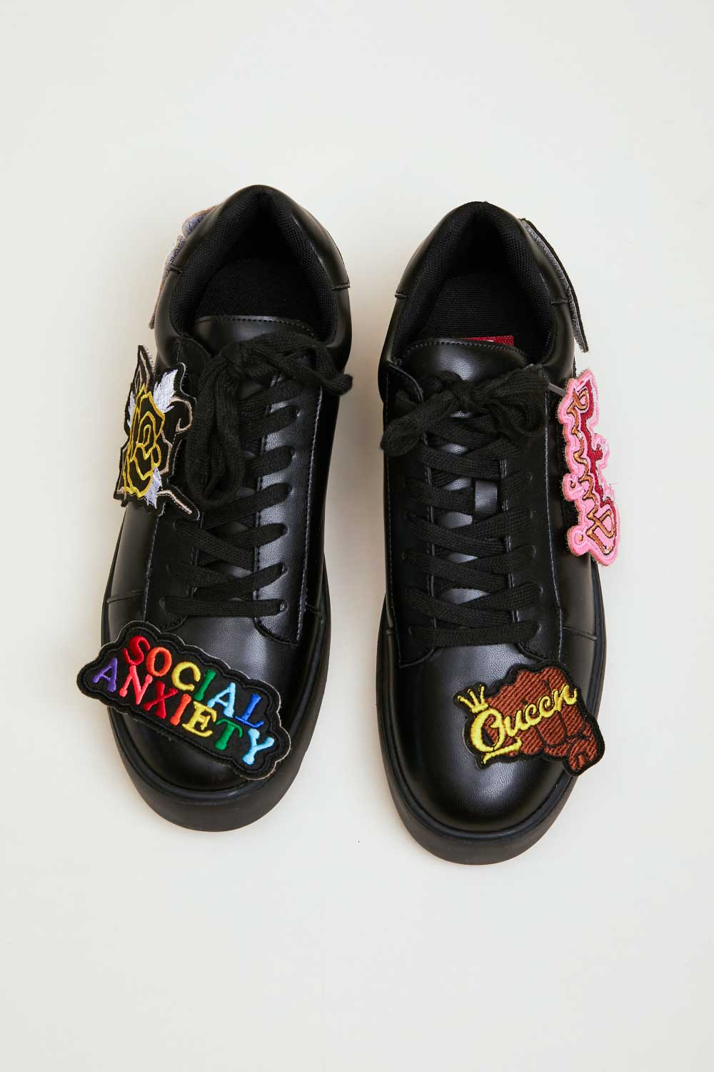 Cape Robbin Make A Statement Applique Detail Sneakers -