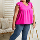 Cotton Bleu At The Summit Airflow Babydoll Top -