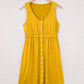 Sleeveless Button Down Mini Dress -