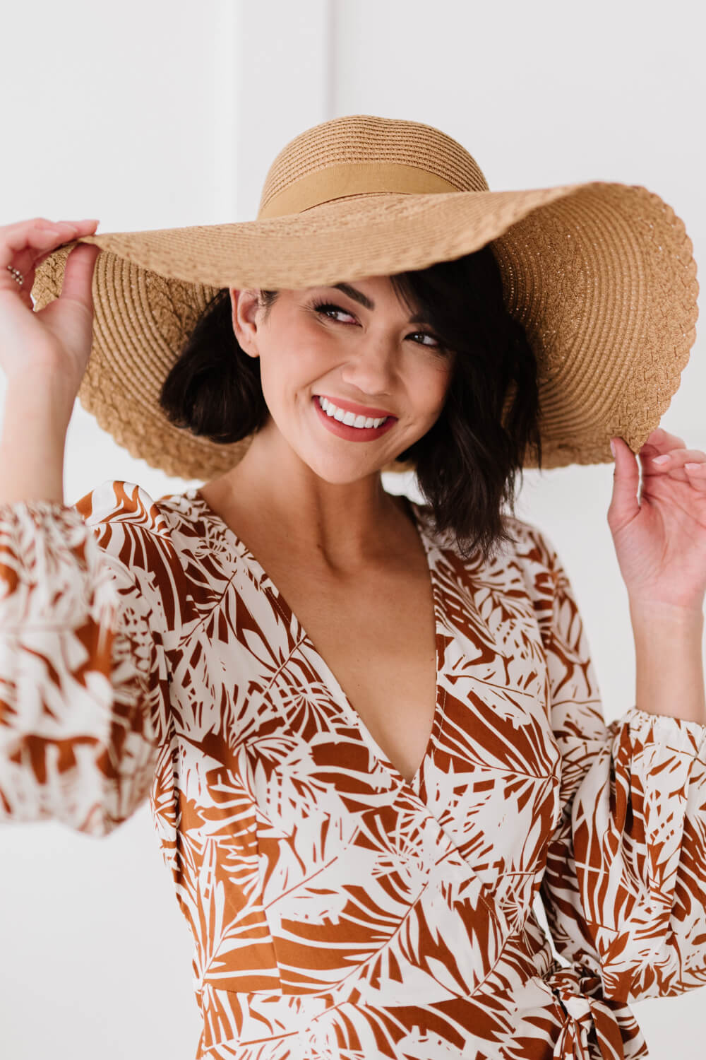 Justin Taylor Ocean Avenue Floppy Straw Hat -