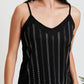 Vocal Pier 39 Striped Glitter Cami -