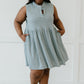 Sew In Love Weekday Wonder Babydoll Dress in Silver -