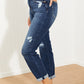 Judy Blue Avery High-Rise Cuffed Boyfriend Jeans -