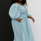 Davi & Dani Color My Soul Dress in Light Sage -