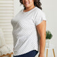 Sew In Love Spoonful of Sugar Striped Color Block Tee in Grey -