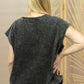 Sew In Love See You Around Acid Wash Pocket Tee -