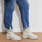 RISEN Anastasia Raw Hem Boyfriend Jeans -
