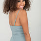 SHOPIRISBASIC Let's Do This Bustier and Joggers Lounge Set in Sage Green -