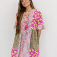 ODDI So Happy Together Full Size Run Patchwork Print Dress -