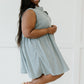 Sew In Love Weekday Wonder Babydoll Dress in Silver -