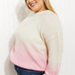 Sew In Love Cotton Candy Dreams Dip-Dye Ombre Sweater -