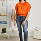 Glam Positively Glowing Pleated Smock Waist Top -