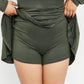 White Birch Wandering the Woods Full Size Mini Dress with Built-In Shorts -