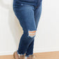 Kancan Carly High Rise Cropped Skinny Jeans -