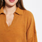 HYFVE Back to School Collared Long Sleeve Sweater -