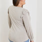 CY Fashion Addicted to You Ruffle Shoulder Top -