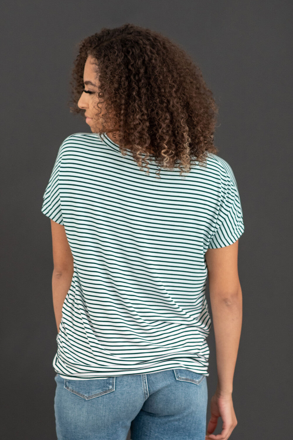 Sew In Love Running Free Striped Tee -