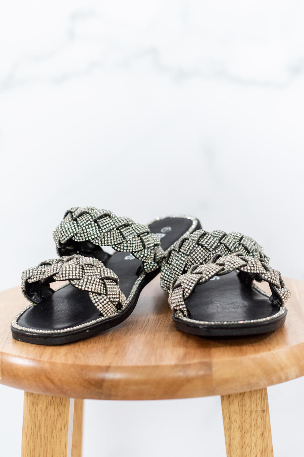 Berness New York Harbor Braided Slide-On Sandals -