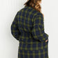 Davi & Dani Make an Entrance Full Size Button Front Shirt Dress -