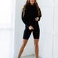 BiBi Keepin' It Cozy Crisscross Detail Hoodie -