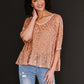 Cheers to You Leopard Burnout Top -