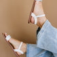 DDK The Extra Mile Rhinestone Sandals -